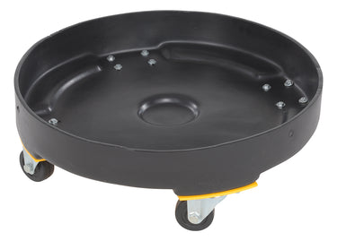 DRUM DOLLY HD POLY BLACK 55 GALLON